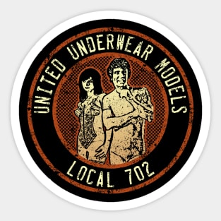 United Underwear Models Sticker